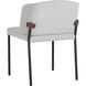 Pearce Light Grey / Bravo Cognac Dining Chair, Set Of 2